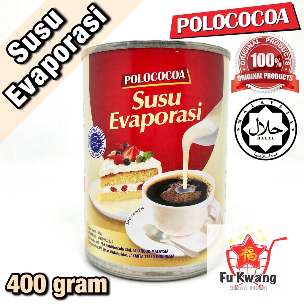 Susu Evaporasi Evaporated Filled Milk Polococoa 400 gram