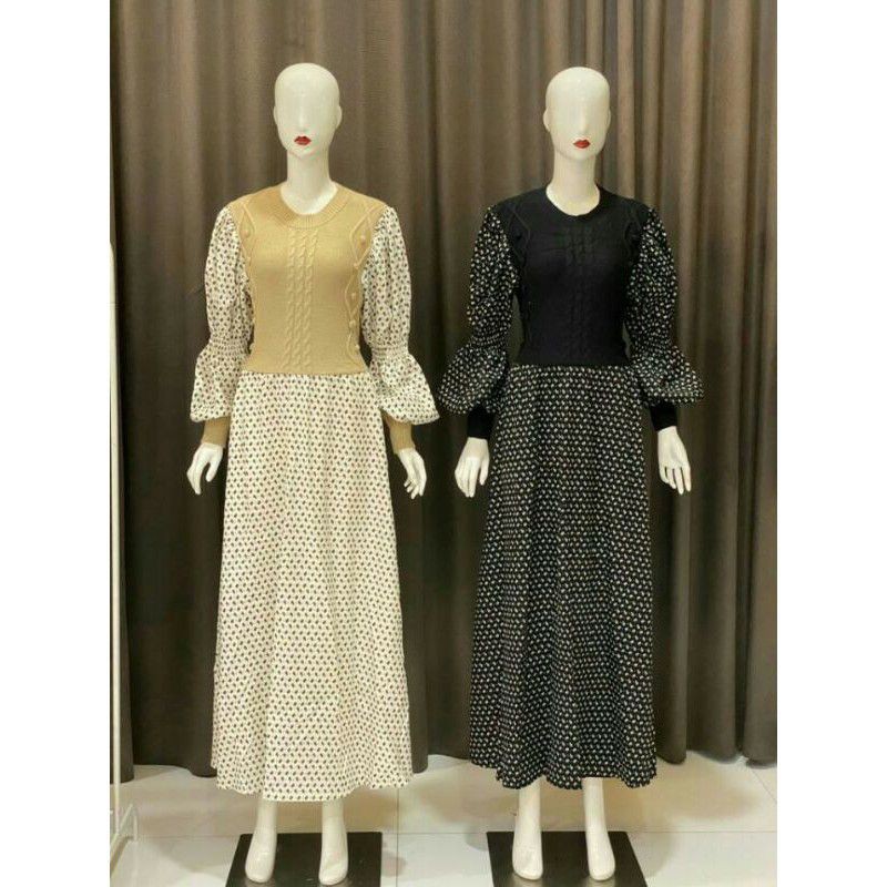 Dress / Gamis VIVORIE baju rajut mix codoray