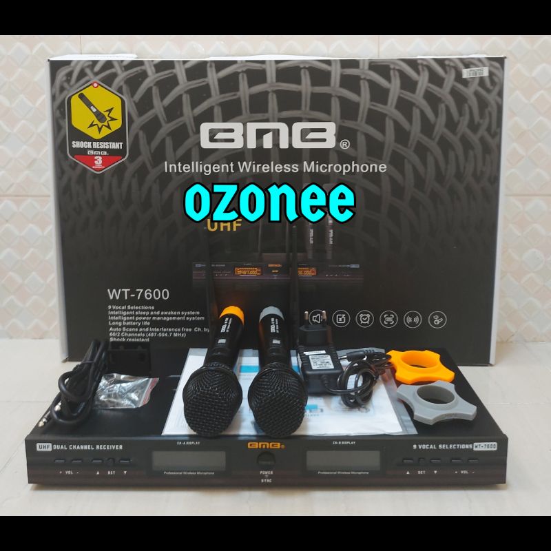 MIC WIRELESS BMB WT 7600 HANDHELD MICROPHONE BMB WT 7600 ORIGINAL