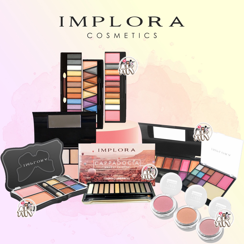 implora blush on cheek blossom, Eyeshadow Original Bpom