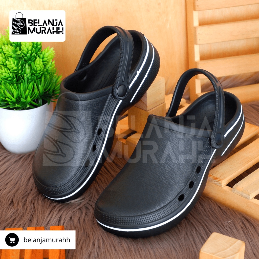 Sandal Polos Model Kodok/ Sendal Baim Polos Pria dan Wanita Nyaman dipakai size 36 s/d 44