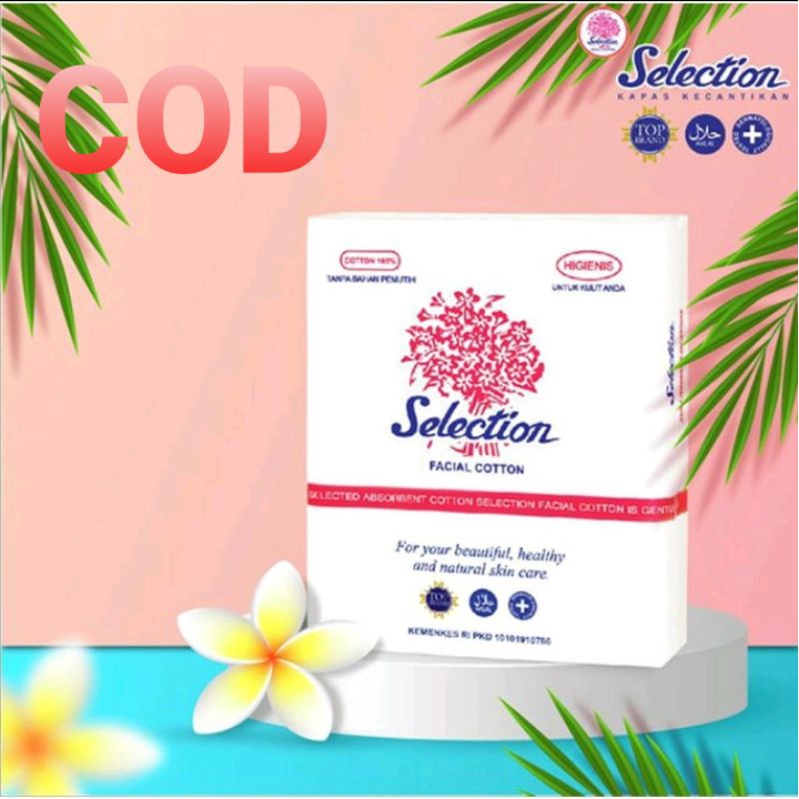 Kapas Wajah Selection 75gr  / Kapas Pembersih Kecantikan Facial Cotton Murah