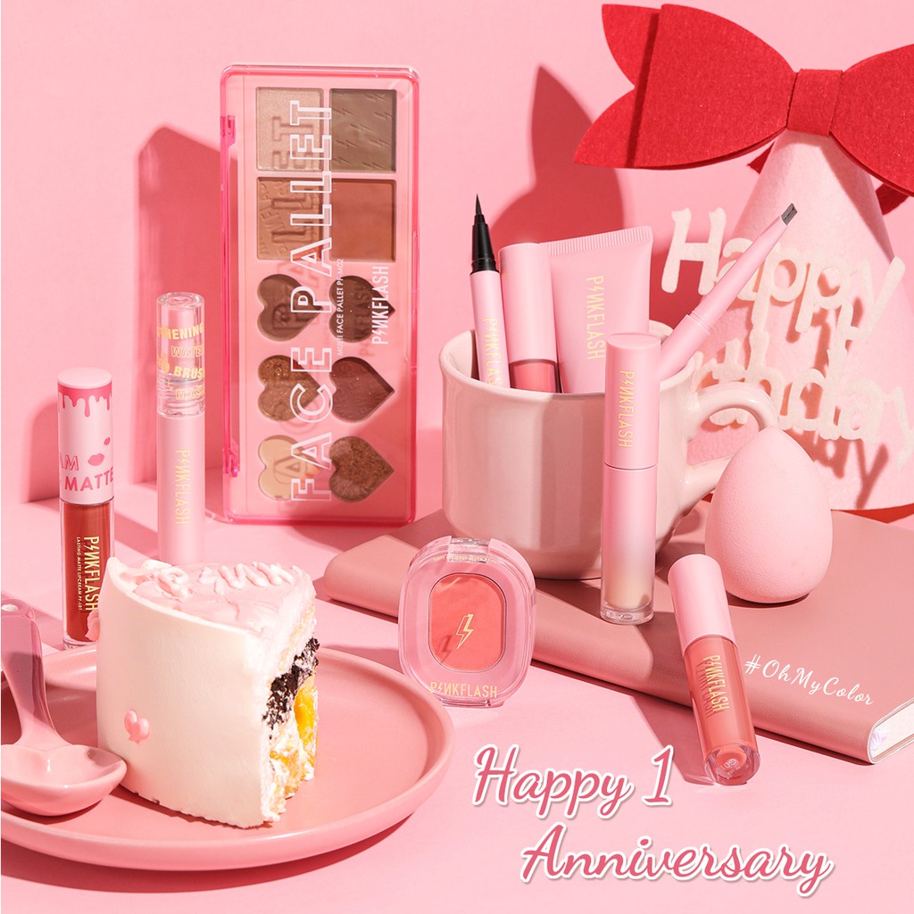 PINKFLASH OhMyColor 1 Anniversary Face Makeup Set Makeup Beauty Sets The Hottest makeup Set