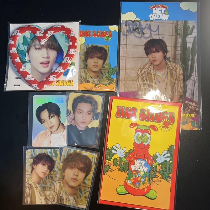 [BOOKED] PC Haechan Pop Up Hotsa Renhyuck Tumblr Mumo Hot Sauce keyring Standee Peach YGM Photo Magn