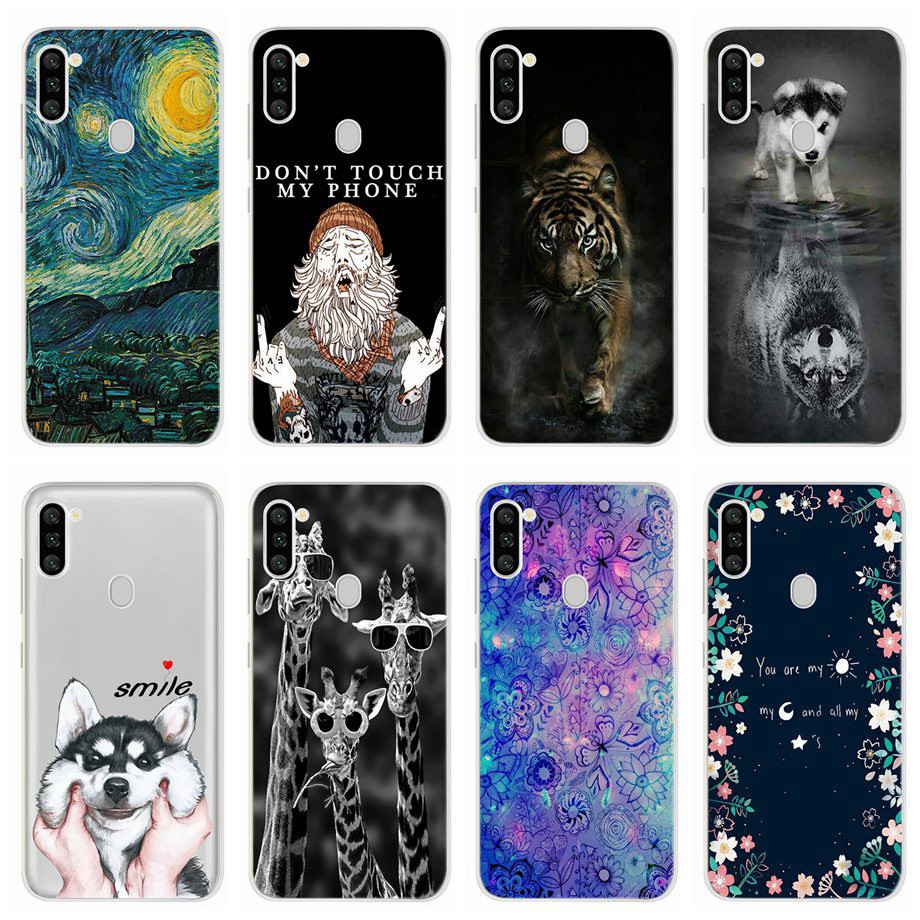 Samsung Galaxy M11 Case Soft TPU Silicone Printed Back