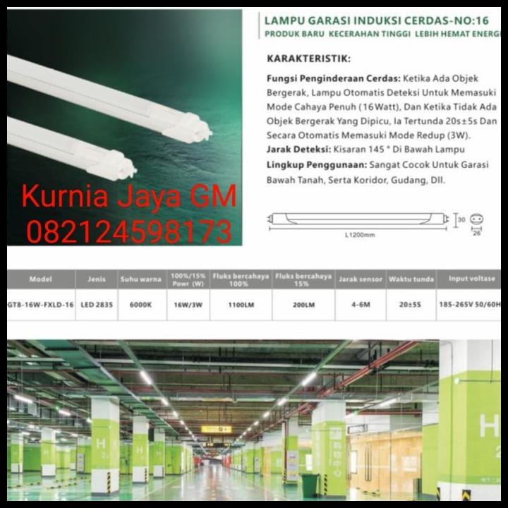 Lampu Tl Led T8 Motion Sensor 16Watt 120Cm Audalux Led T8 Sensor Gerak