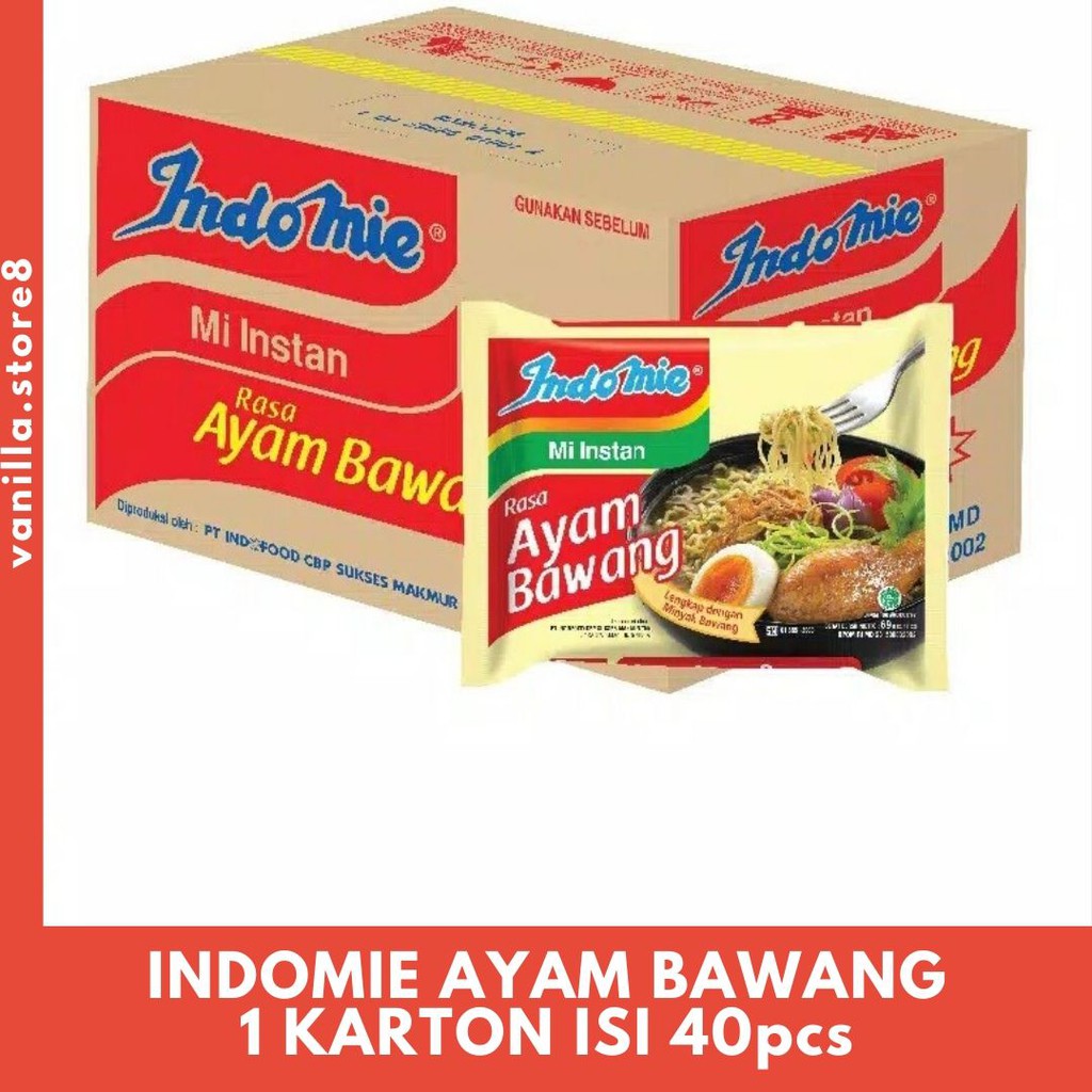 

1 Dus Isi 40 Pcs INDOMIE KUAH AYAM BAWANG
