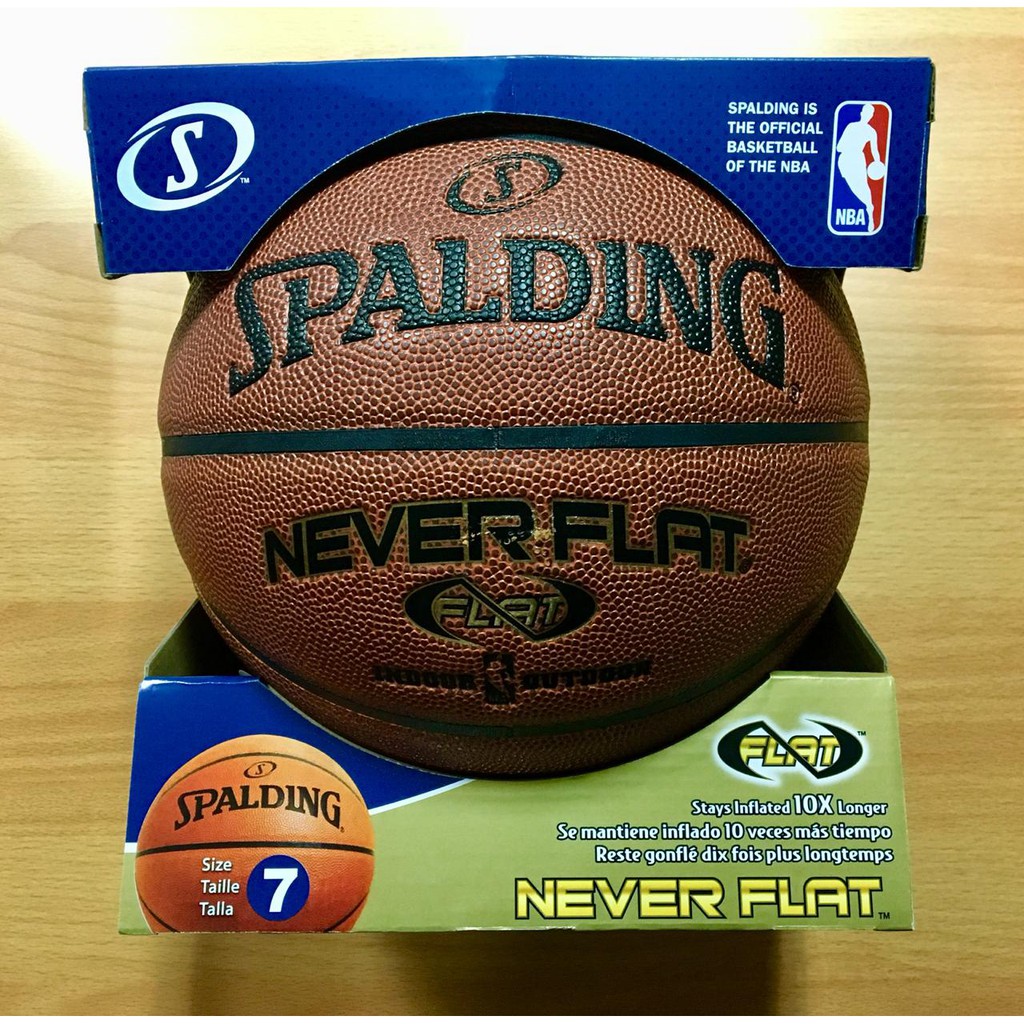 Bola Basket Spalding Never Flat Original