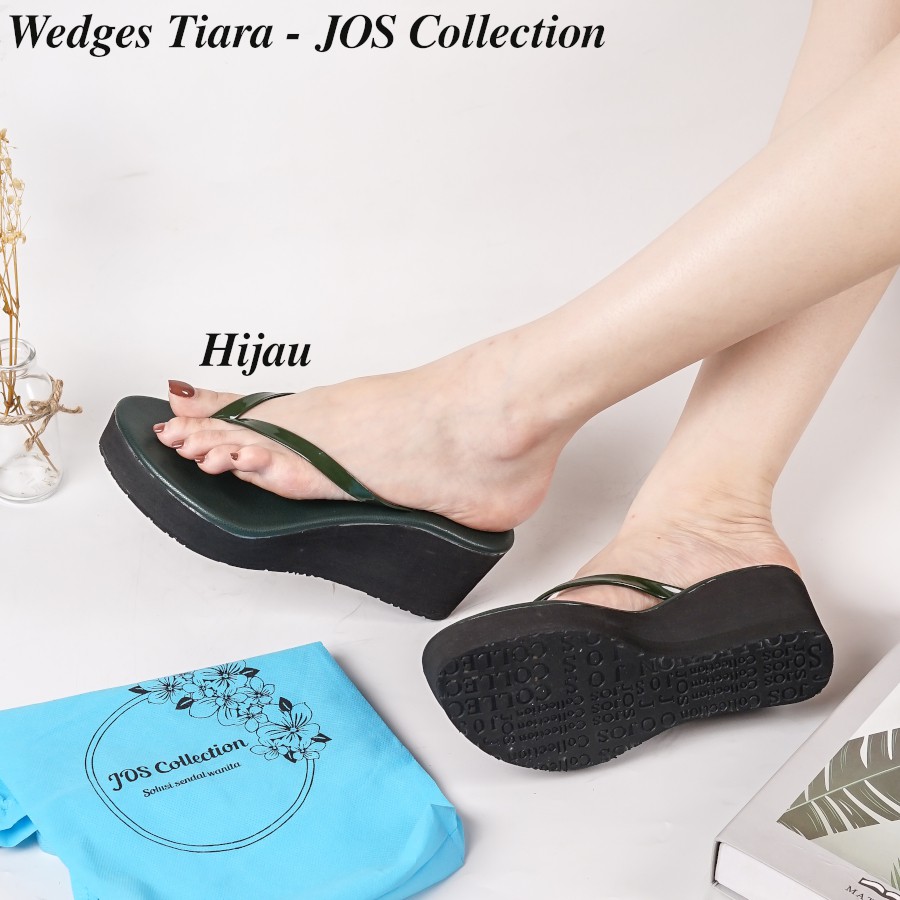 Sandal Wedges Wanita - Tiara Tinggi 7 cm by JOS Collection