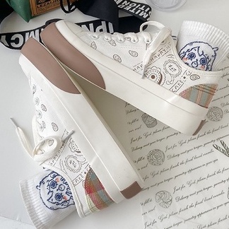 DNY Sepatu Sneaker Cewek Spatu Sneakers Wanita Import Kore Casual
Fashion 0125