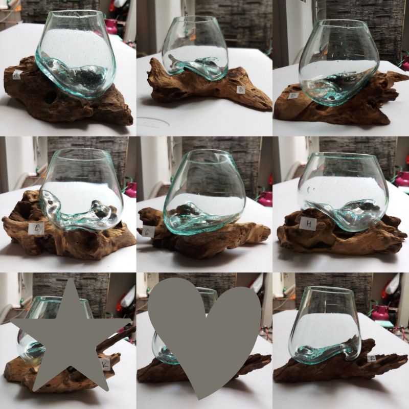 Akuarium on wood akuarium hias gelas kaca kayu size M Akuarium on wood akuarium hias gelas kaca kayu size M