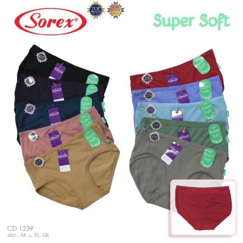 Cd Sorex 1239 super soft / Celana dalam wanita sorex