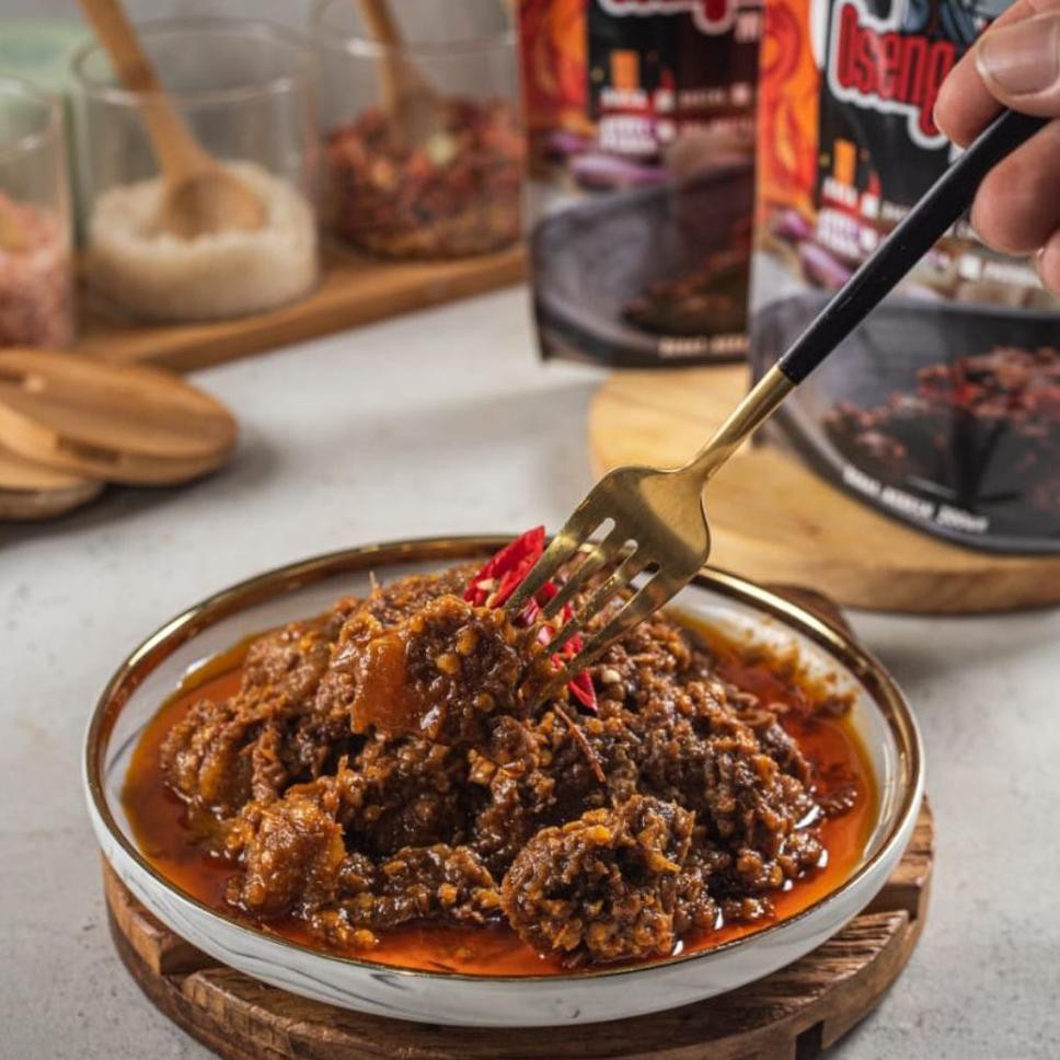 

(TERBARU) PROMO 3 Pcs Oseng Mercon Campur Sambal Mercon sambel mercon rendang makanan siap saji