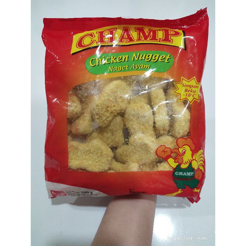 

Champ chiken nugget 500g