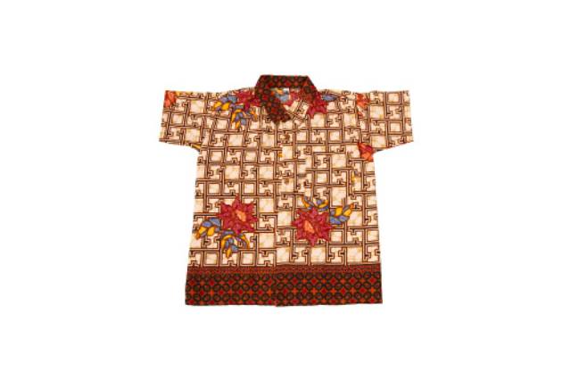 Kemeja Batik Anak size M/Hem Batik Anak/Atasan Batik Laki2 (3-4th)