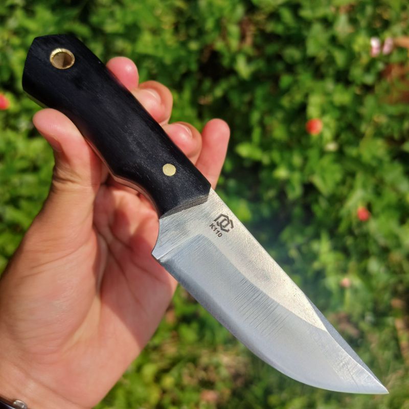 Pisau Pis4u Peso Seset Skinner Sisit Survival Skinning bushcraft outdoor Bohler k110 Full Tang Anti 