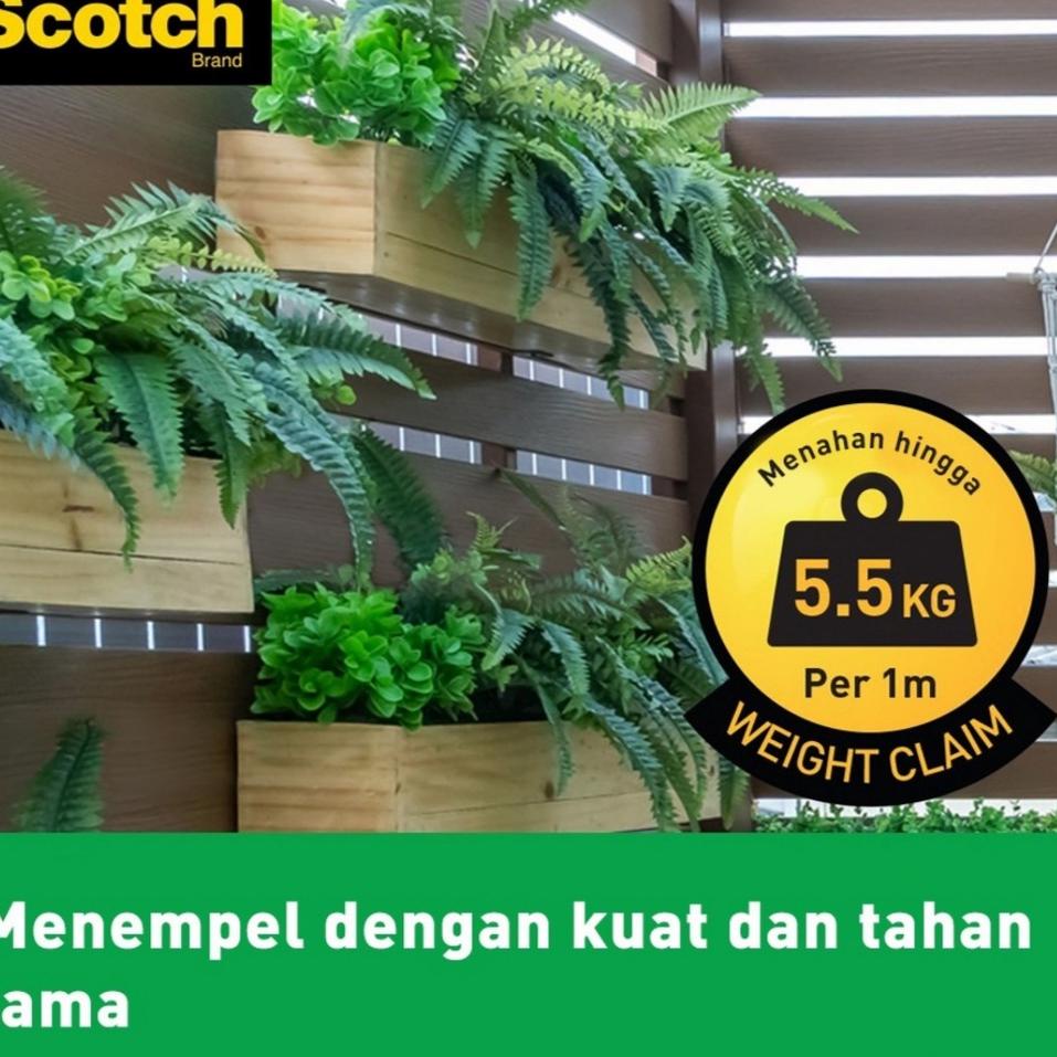 

New! 3M Scotch Mounting Double Tape Outdoor 4011 lebar 21mm panjang 2 meter Maks 5.5kg