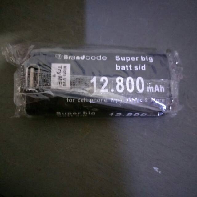 Baterai brancode B81 plus 12800 MAH bisa untuk prince pc9000 pc 9000 army loreng 10000mah pc17 pb