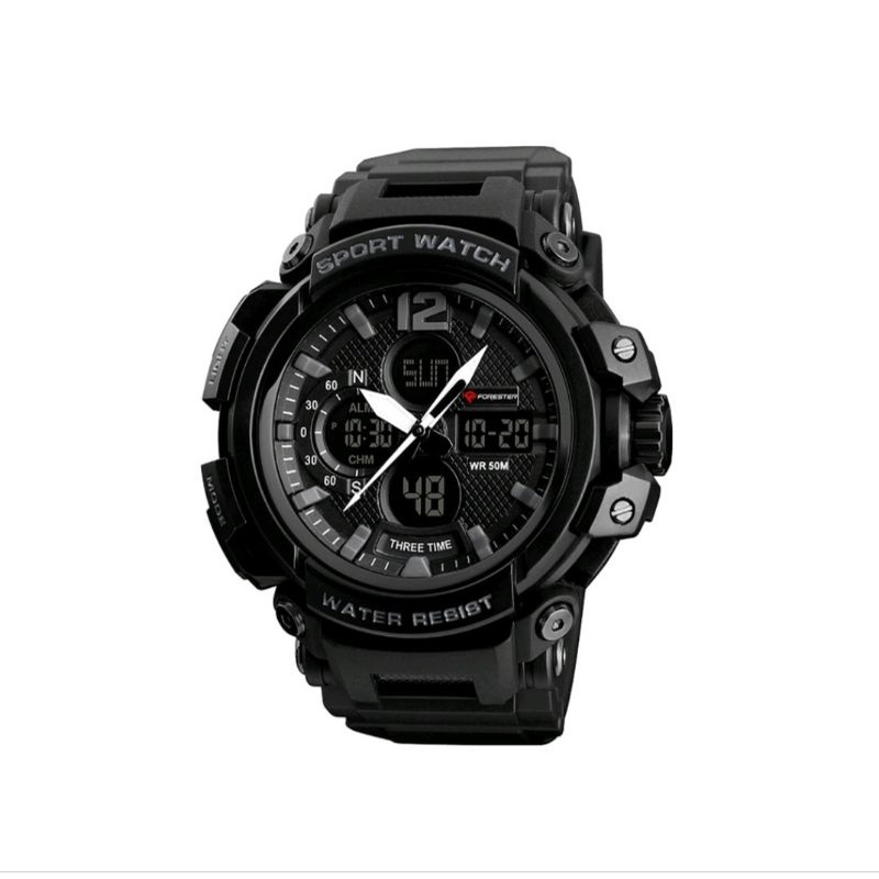 JAM TANGAN FORESTER JTF 1014 BLK - JAM TANGAN ANALOG FORESTER JTF 1014