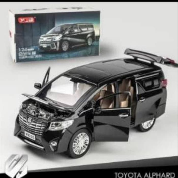 DIECAST MINIATUR DCS533 XLG 1/24 MOBIL TOYOTA ALPHARD VELLFIRE MAINAN ANAK
