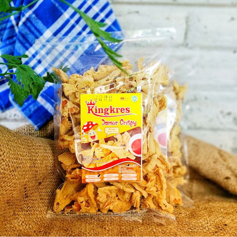 

Kingkres keripik jamur tiram netto 175g