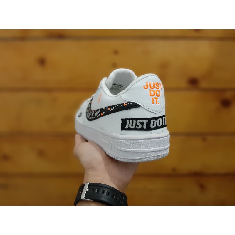 ⭐COD SEPATU NIKE JUST DO IT PRIA SEPATU NIKE JUST DO IT PREMIUM GRADE A ORI NIKE FULL WHITE SEPATU SNEAKERS WANITA NIKE AIR FORCE ONE JUST DO IT NIKE AIRFORCE1 JUST DO IT NIKE JDI SEPATU NIKE PUTIH POLOS SEPATU NIKE AIR FORCE 1 COWOK SEPATU SPORT CEWEK-1