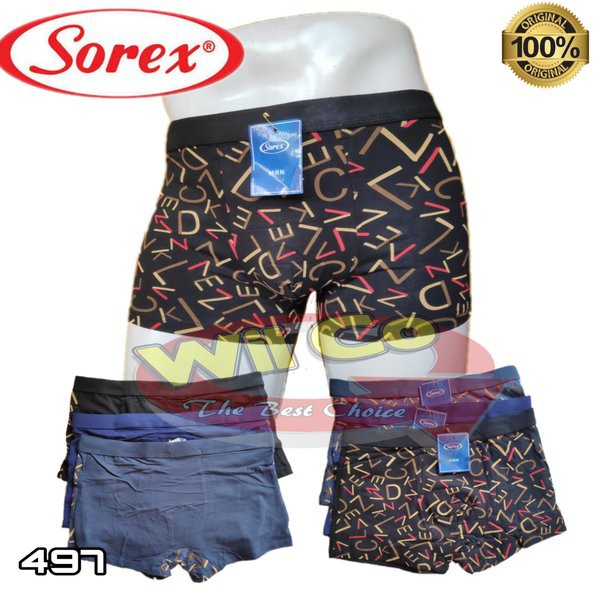 K497 - BOXER PRIA SOREX - CELANA DALAM PRIA - BOXER PRIA - CELANA BOXER