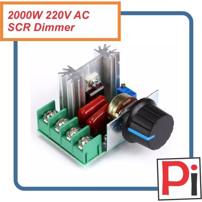 2000W AC 220V SCR Regulator Dimmer Lampu / Motor Speed Controller