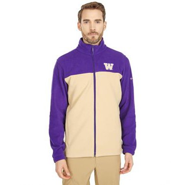 Jaket Big Size - COLUMBIA NCAA Flanker Full Zip Fleece Jacket Polar