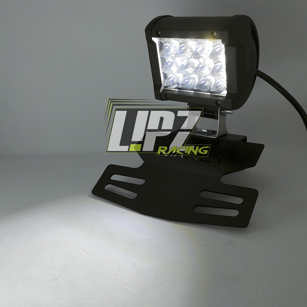 LAMPU HEADLIGHT LAMPU DEPAN LED RX-KING / RX-SPESIAL LED 12 MATA CAHAYA PUTIH + BRACKET DUDUKAN LAMPU