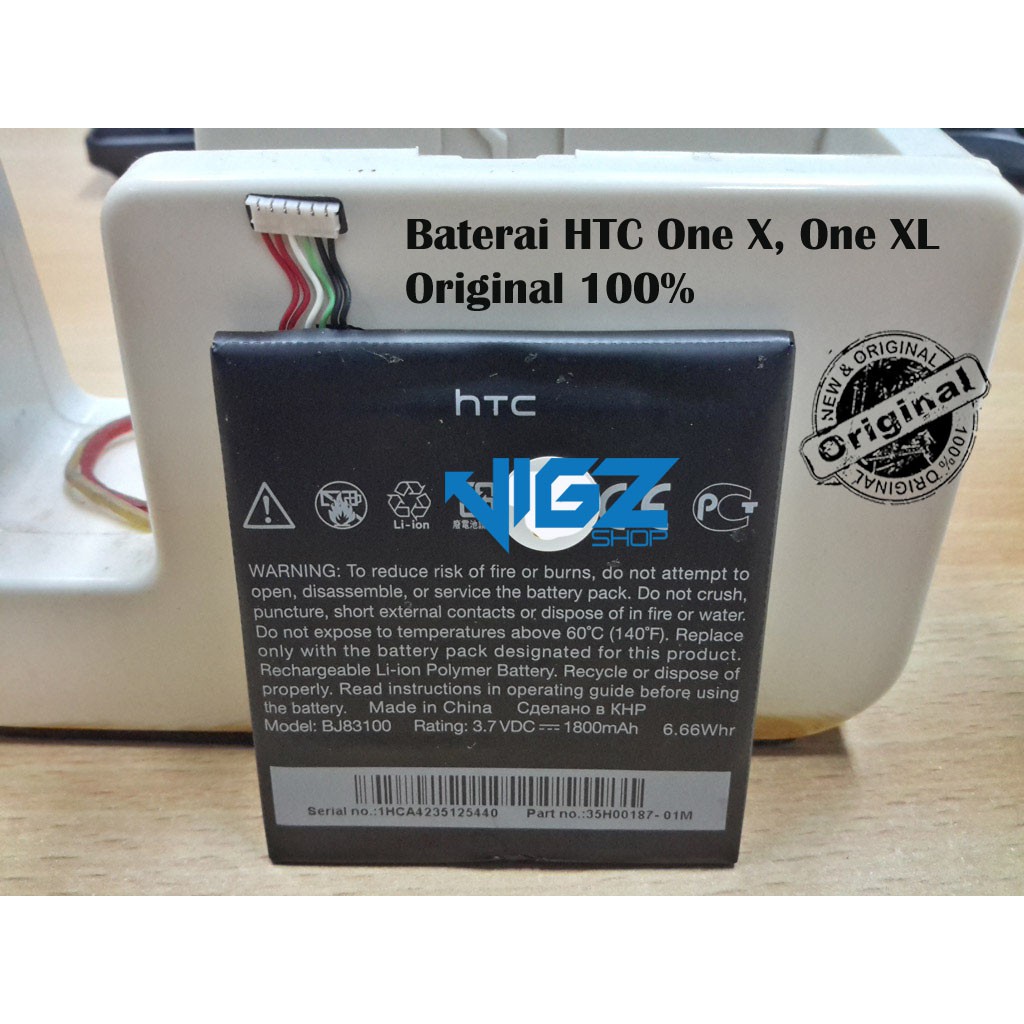 Baterai HTC One X, One XL (BJ83100) Original 100%