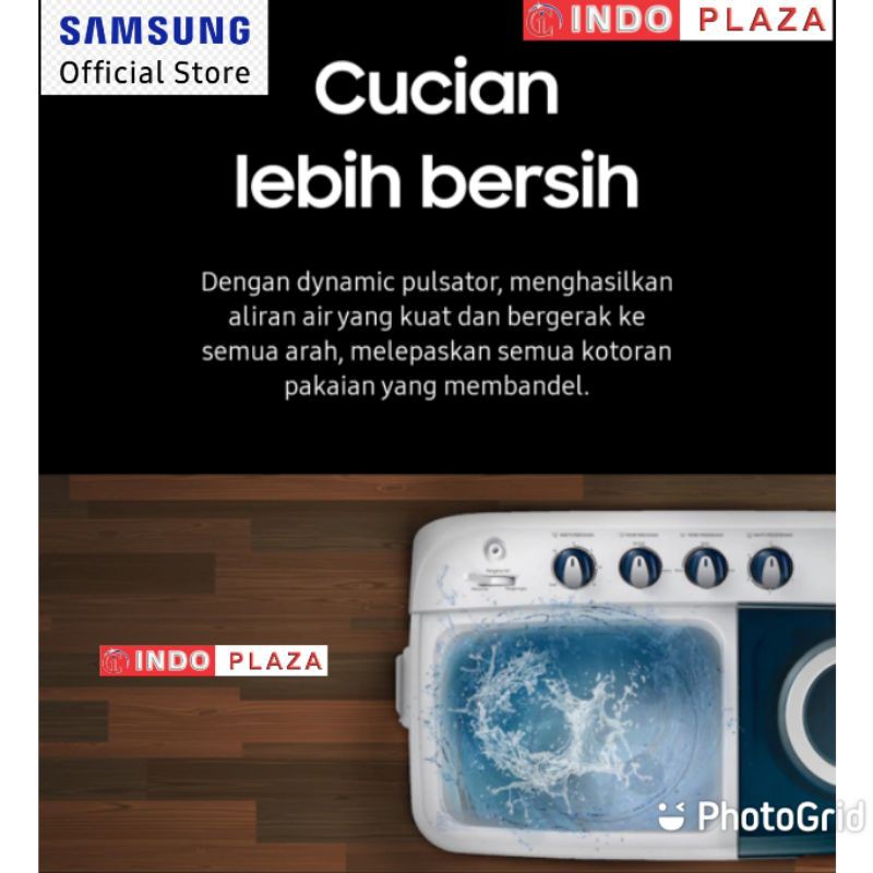 Mesin cuci 2 tabung 9 Kg / 9kg - 9.5 Kg / 9.5kg SAMSUNG WT95H3330