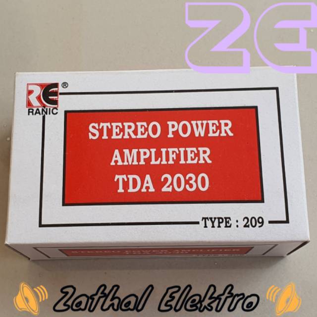Kit Power Amplifier Stereo TDA 2030