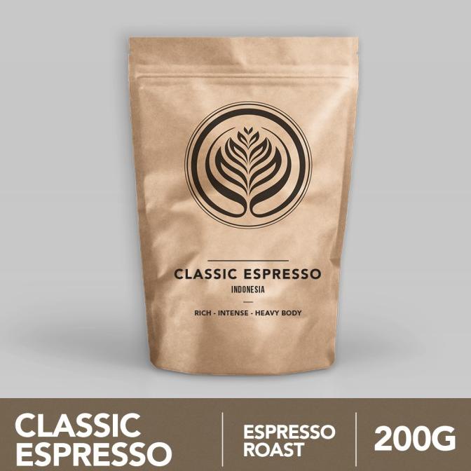 

Classic Espresso 200g - Biji Kopi Arabika 200gr | Coffeenatics