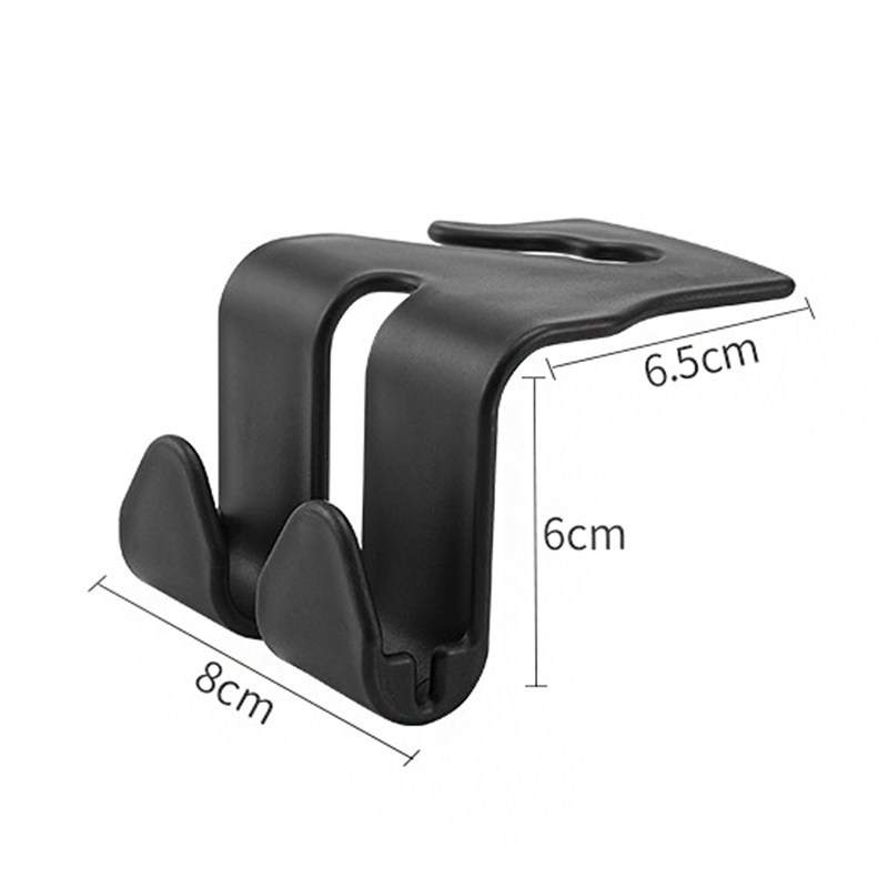 TK Car Seat Back Hook Hangers Headrest Mount Storage Holder Duarable Bearing Bag Pouch Clothes Hanging Hook