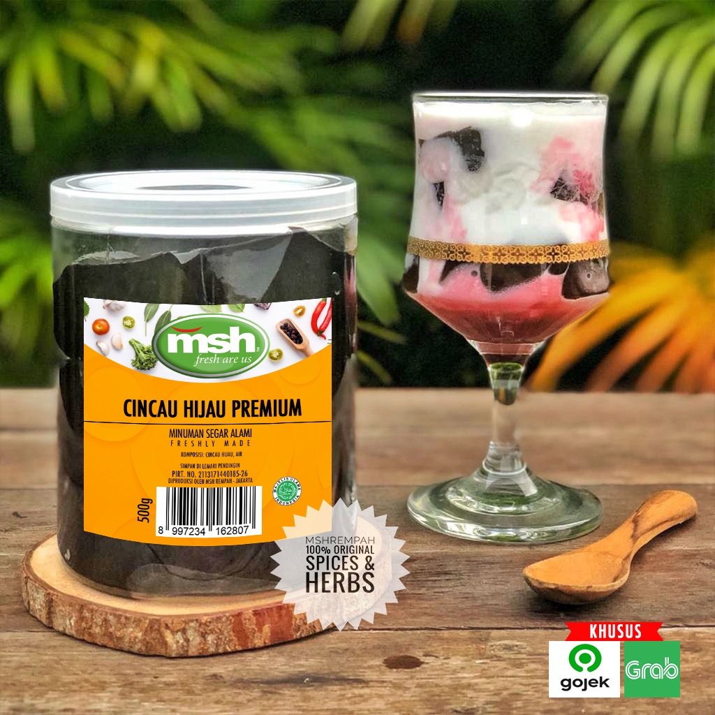 

Cincau Segar Premium 500gram ( Khusus Gojek dan Grab )