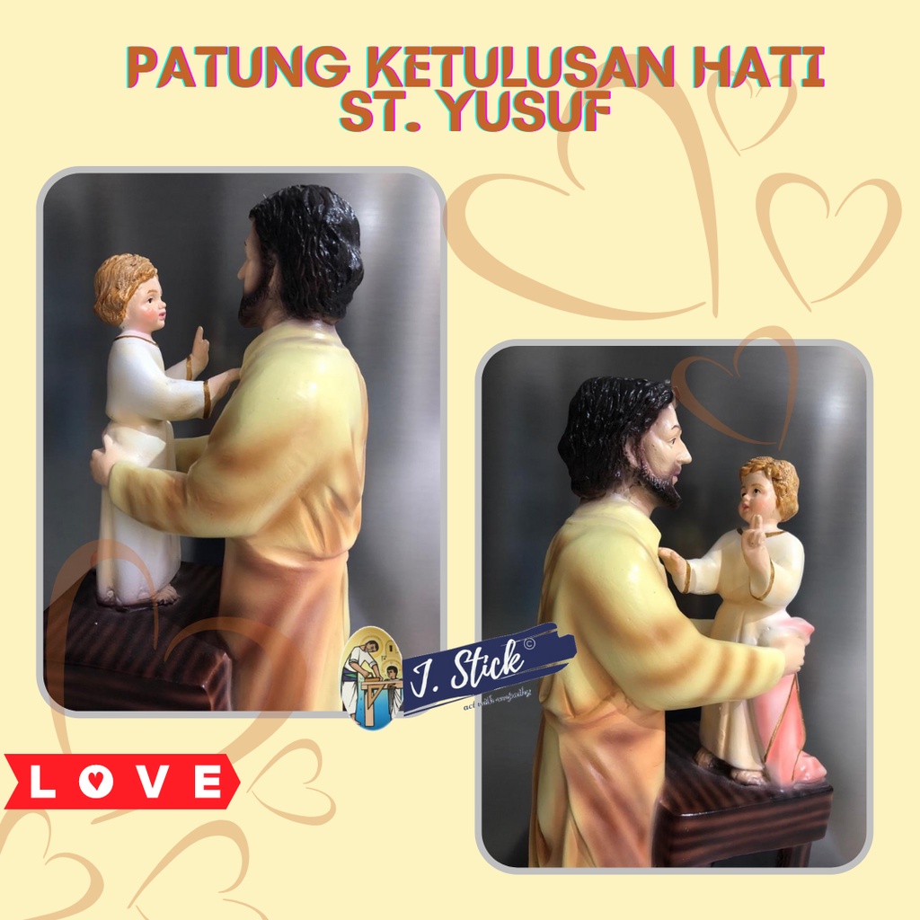 PATUNG KETULUSAN HATI ST. YUSUF, 40 CM