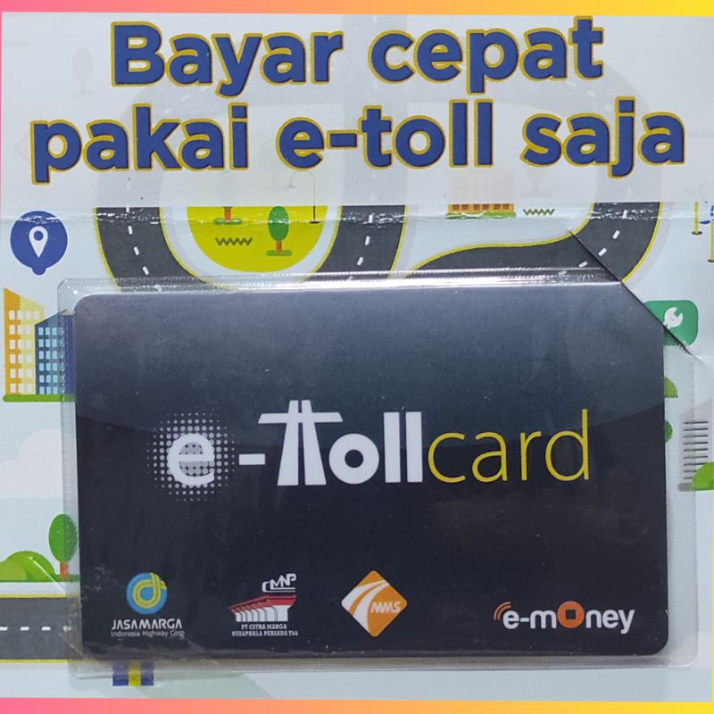 eMoney/eTOLL Card HITAM Sesuai Gambar