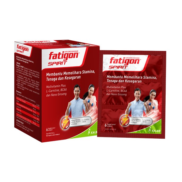 FATIGON SPIRIT STRIP ISI 6 TAB KEMASAN BARU