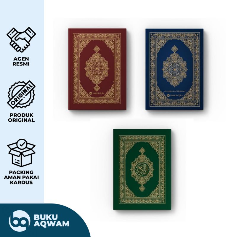 Al-Qur'an Mushaf Rasm Utsmani Terjemah Non Terjemah dan Madinah A5 Ummul Qura