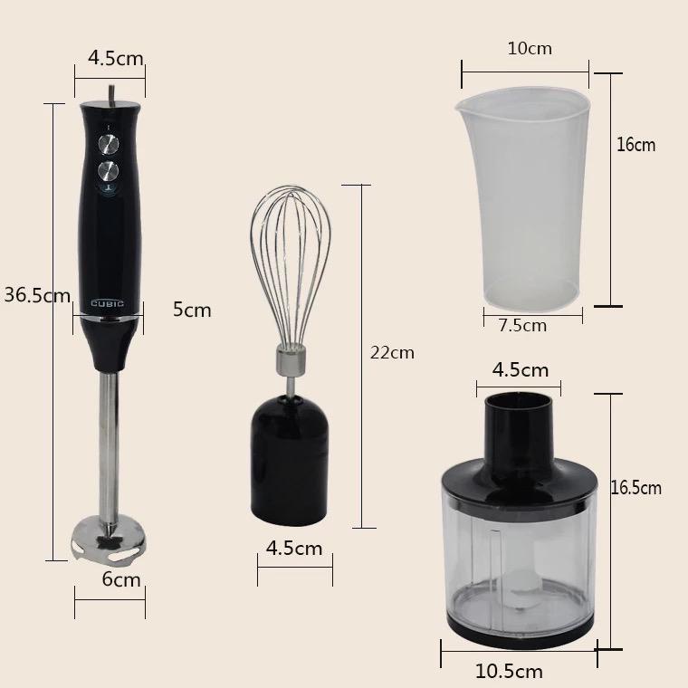 sokany hand blender multifungsi blender tangan stainless steel juicer alat penggiling daging penghalus bumbu 4 in 1