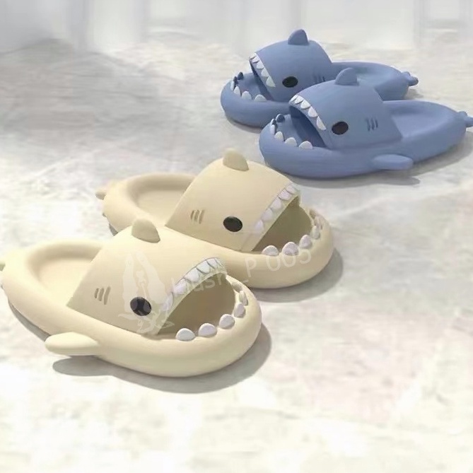 [Size 24-43] Komin Sandal Baby Shark Cartoon Sandal Anak Laki Laki Lucu Sandal Hiu Anak Sendal Anak Perempuan Import Sandal Paus Kids Anti Slip Empuk