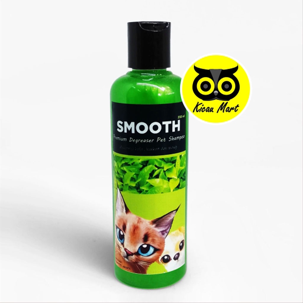 Shampo Sampo Kucing Smooth Aroma Greentea 250 Ml Premium Degreaser Pet Shampoo Grooming Shampo Anjing Kucing Kitten Anabul Anti Jamur