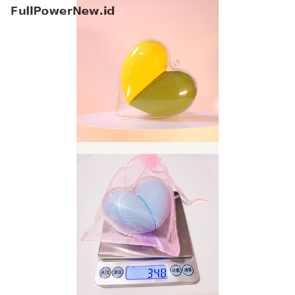 (Full) 2pcs / Set Spons Beauty Blender Bentuk Telur