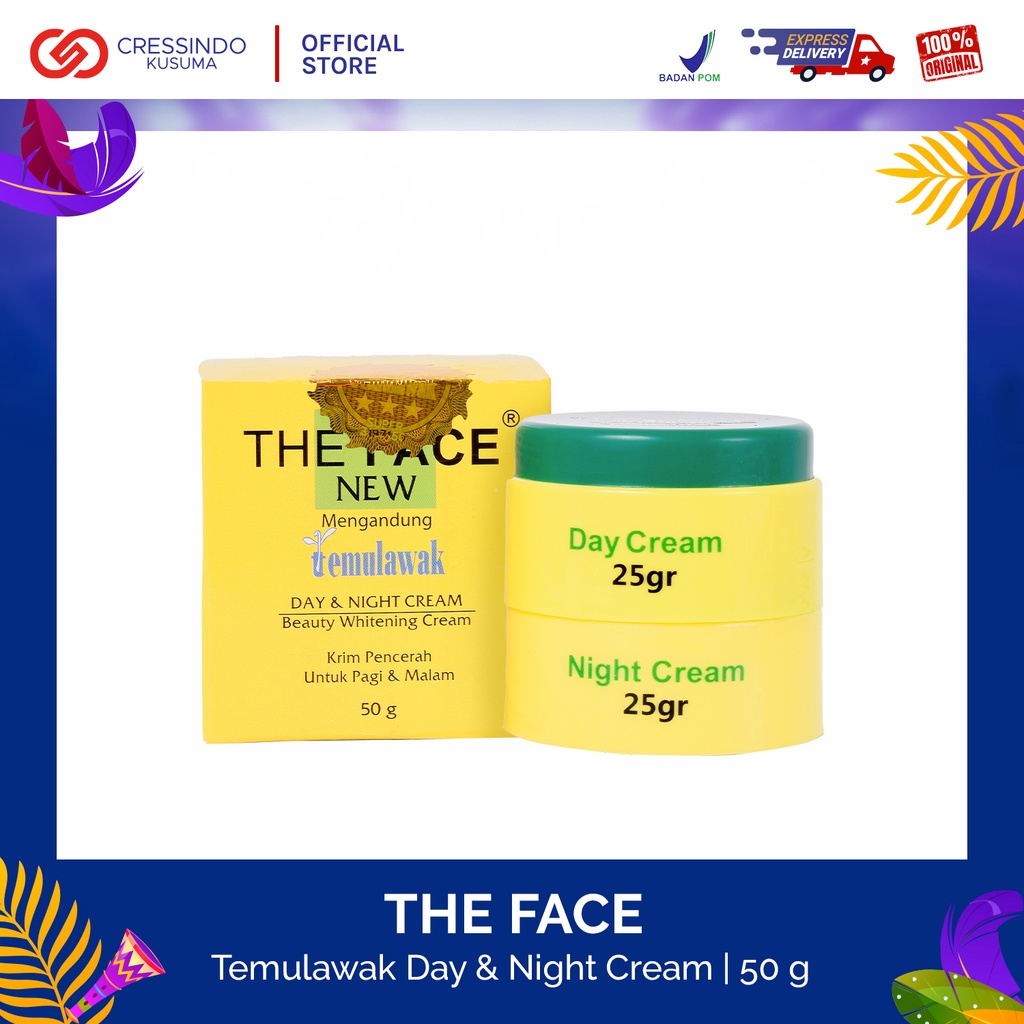 THE FACE Temulawak Day &amp; Night Cream 50gr