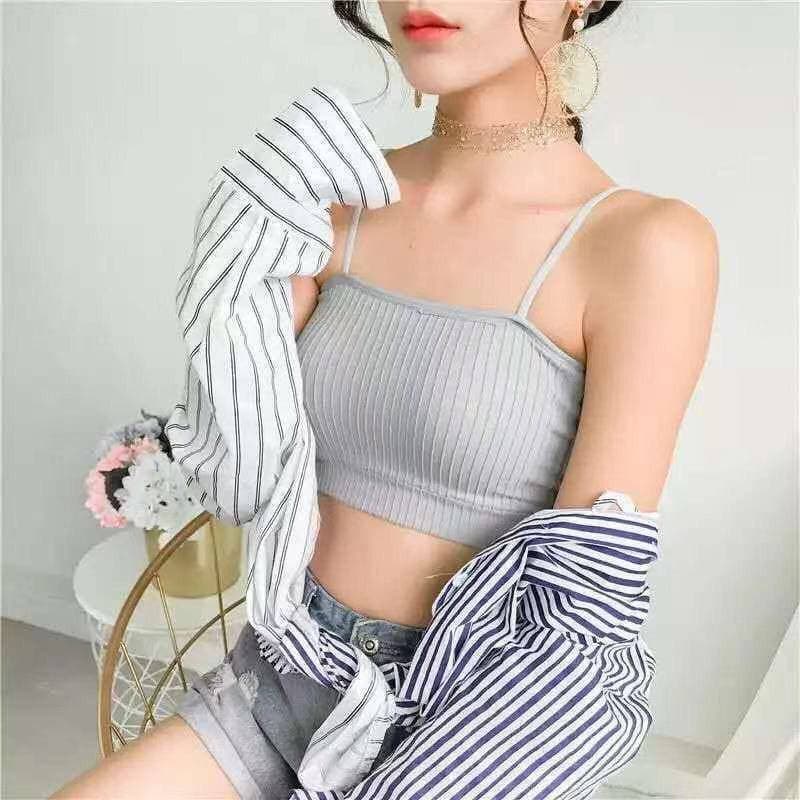 LIKESUN-Bra Kemben Fashion Wanita Tanpa Kawat Murah Bahan Halus Simple Sporty Nyaman Bra40