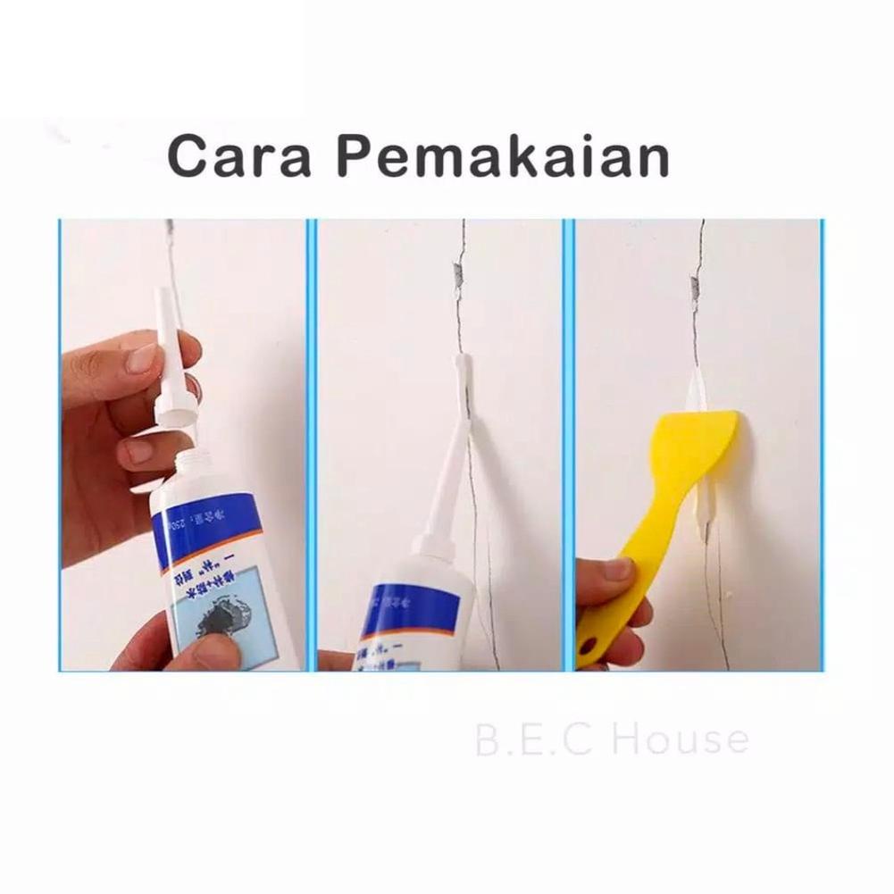 [KODE RWMSG] Dempul Semen Cair Tambal Dinding Gypsum Gipsum Tembok Plafond Bemper Retak Anti Air Wal