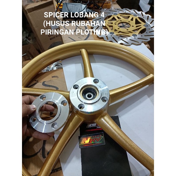 spicer adaptor cakram lobang 4 SPICER ADAPTOR CAKRAM POLOS SPICER DUDUKAN