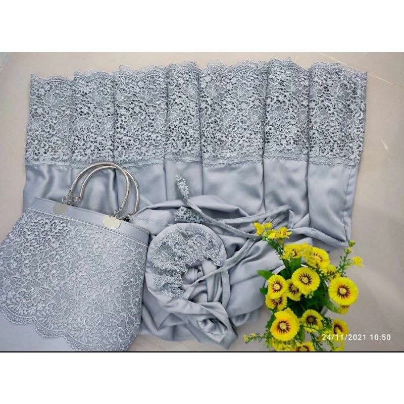 Mukena sutra/Mukena khadijah Premium/Sutra khadijah Tas behel/MUKENA TERBARU 2022/MUKENA KHADIJAH/MU