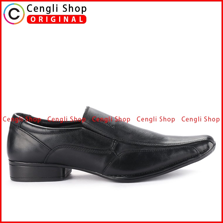 SEPATU FORMAL JIM JOKER PRIA ORIGINAL PANTOFEL KULIT ASLI HITAM JJ03